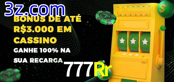 777Rr melhor bônus de depósito